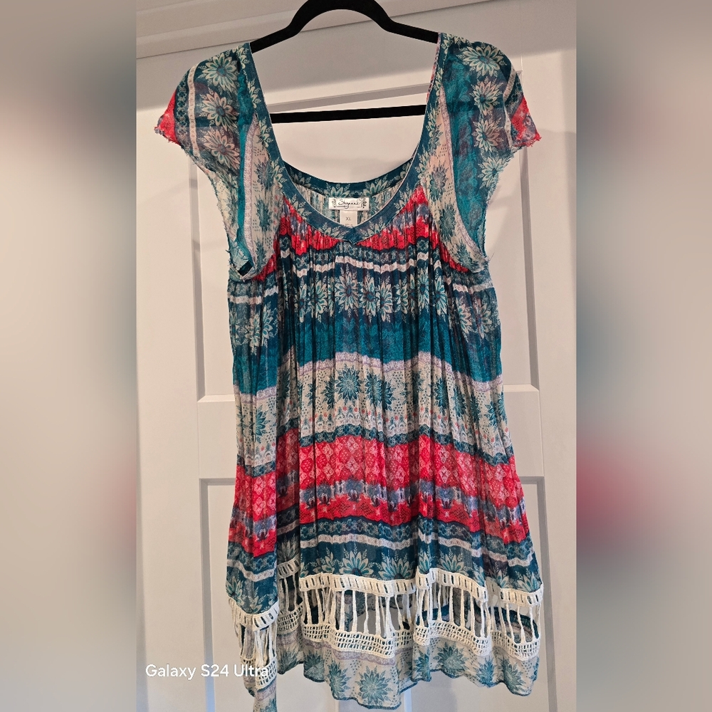 Floral Print Top - Multicolor